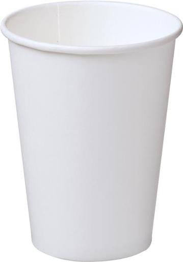 CAST AWAY SINGLE WALL WHITE PAPER CUP 355ML (CA-SW12-WHT) 50S