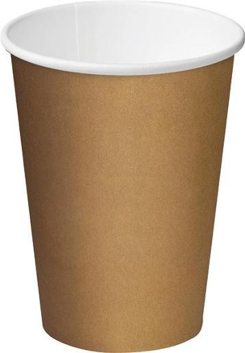 CAST AWAY BROWNKRAFT SINGLE WALL PAPER CUP (CA-SW12-BRN) 50S
