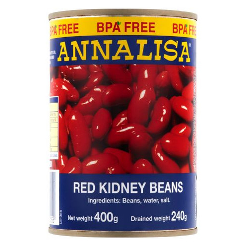 ANNALISA RED KIDNEY BEANS 400GM (Carton of 12)