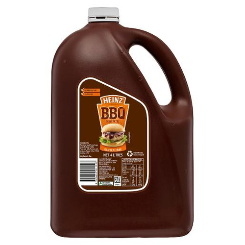 HEINZ GLUTEN FREE BBQ SAUCE 4L
