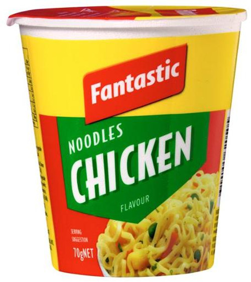 FANTASTIC NOODLES CUP CHICKEN 70GM (Carton of 12)