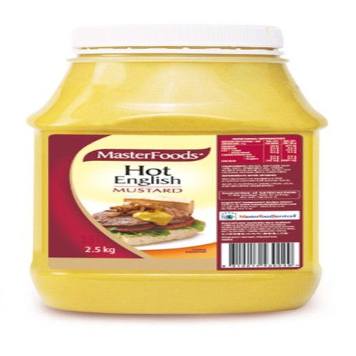 MASTERFOODS HOT ENGLISH MUSTARD 2.5KG