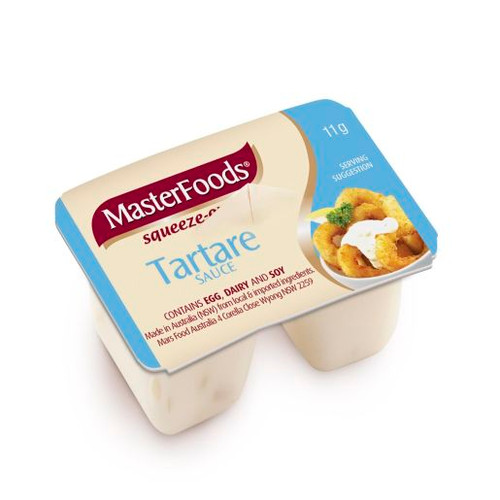 MASTERFOODS TARTARE SAUCE PORTIONS 100S