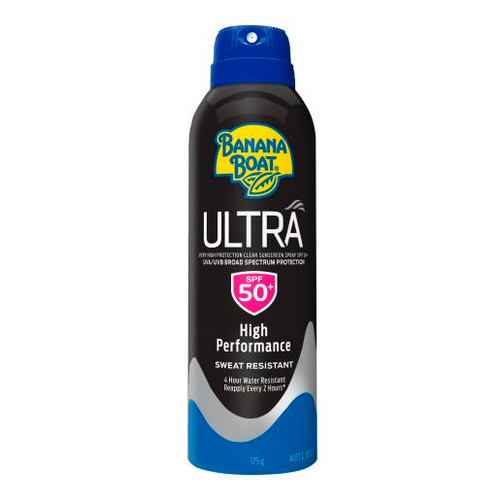 BANANA BOAT SPF50+ CLEAR ULTRA SUNSCREEN SPRAY 175GM