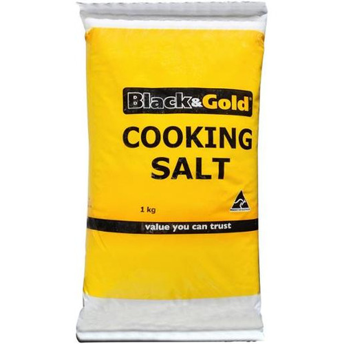 BLACK & GOLD COOKING SALT 1KG (Carton of 12)