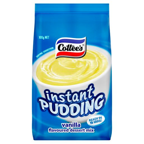 COTTEES VANILLA INSTANT PUDDING 100GM (Carton of 12)