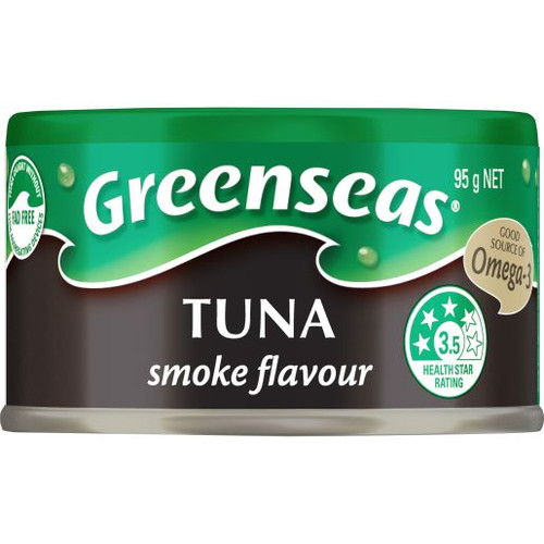 GREENSEAS NATURAL SMOKE FLAVOURED TUNA 95GM (Carton of 12)