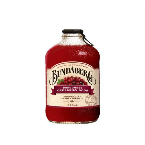 BUNDABERG BURGUNDEE CREAMING SODA 375ML (Carton of 12)