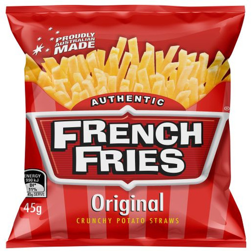 FRENCH FRIES POTATO CHIPS ORIGINAL 45GM (Carton of 18)