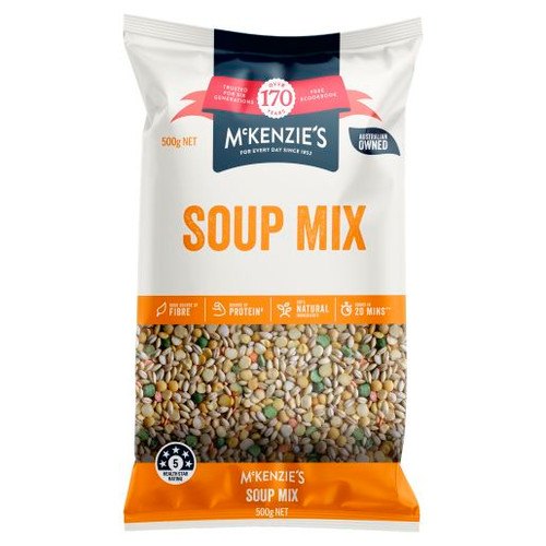 MCKENZIES SOUP MIX 500GM (Carton of 12)