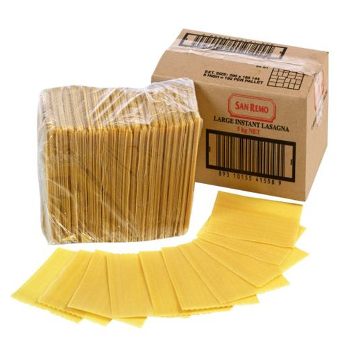 SAN REMO LARGE INSTANT LASAGNA #1 5KG