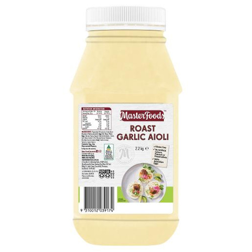 MASTERFOODS ROAST GARLIC AIOLI SALAD DRESSING 2.2KG