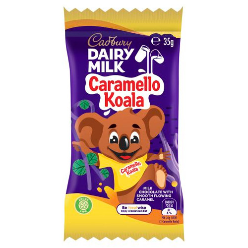 CADBURY CARAMELLO KOALA GIANT 35GM (Carton of 36)