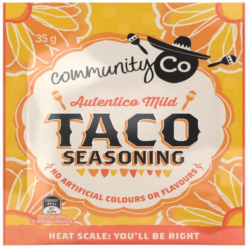 COMMUNITY CO TACO SEASONING 35GM (Carton of 24)