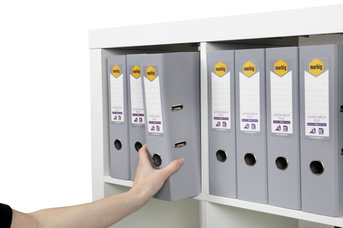 MARBIG LEVER ARCH FILES A4 Grey