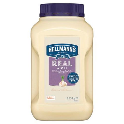 HELLMAN MAYONNAISE AIOLI 2.35KG
