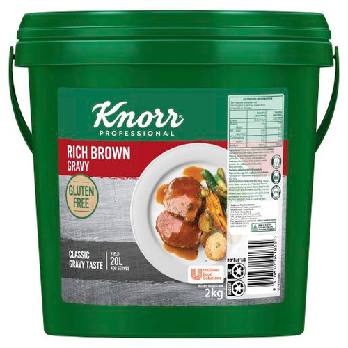 KNORR RICH BROWN GRAVY GLUTEN FREE 2KG