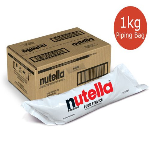 Nutella Piping Bag 1Kg, Carton of 6