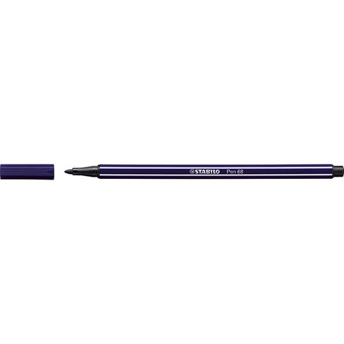 STABILO PEN 68 FIBRE TIP PEN PRUSSIAN BLUE (BOX OF 10)