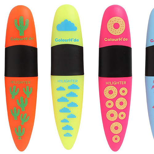 COLOURHIDE MY DESIGNER HIGHLIGHTERS QUIRKY PINK