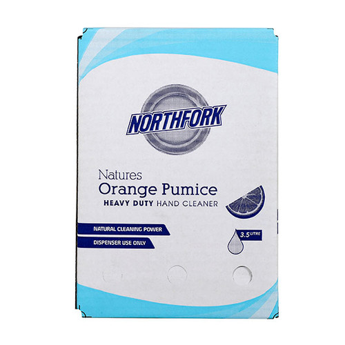 NORTHFORK NATURES ORANGE PUMICE HAND CLEANER 3.5L FOR DISPENSERS