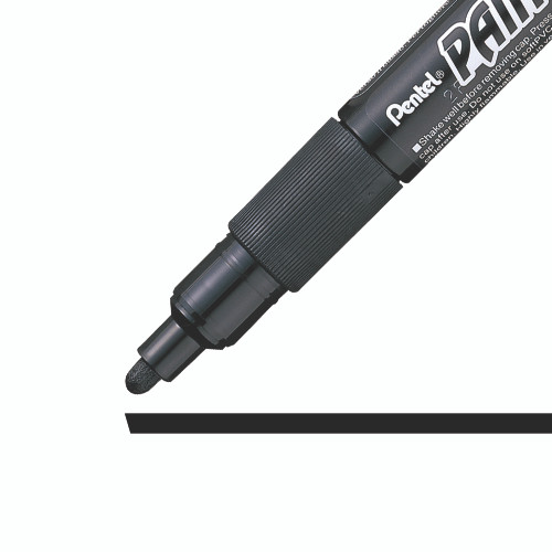 Pentel MMP20 Paint Marker Medium Bullet 3.0mm Black, Each