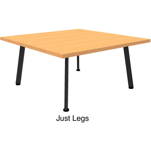 Rapidline Eternity Coffee Table Frame Only 600W x 600D x 425mmH Black