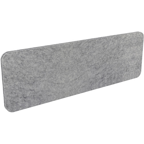 Rapidline Desk Mounted Eco Panel Screen 1190W x 27D x 400mmH Marble Grey