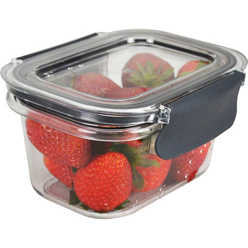 ITALPLAST Snap Lock Food Container 400mL - Clear, Each