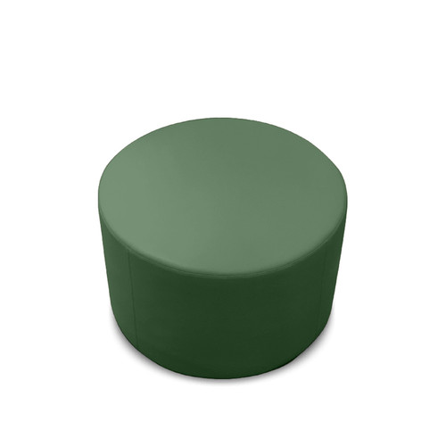 K2 Marbella Flinders Senior Round Ottoman Green PU Leather