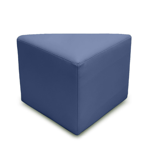 K2 Marbella Tasman Senior Triangle Ottoman Blue PU Leather
