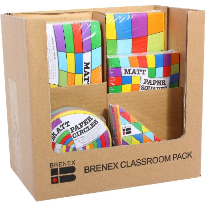 Brenex Classroom Pack Matte 1800 Sheets - Assorted (80197)