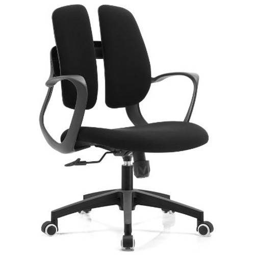 SPLITZ  ERGONOMIC CHAIR BLACK FABRIC
120KG Rating