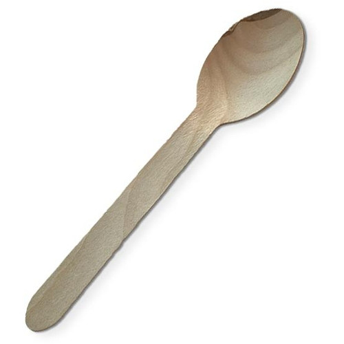 ECONOMY DISPOSABLE WOODEN SPOON. CARTON OF 2000