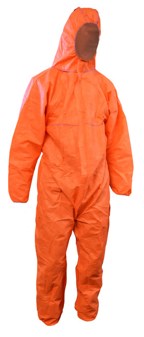 Maxisafe Orange Polypropylene Coverall - Large