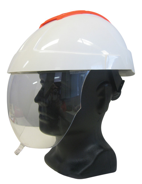 E-Man 4000 Helmet With Clear Visor & Chinstrap