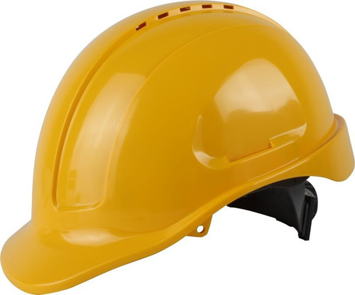 Maxisafe Vented Hard Hat - Ratchet Harness - Yellow