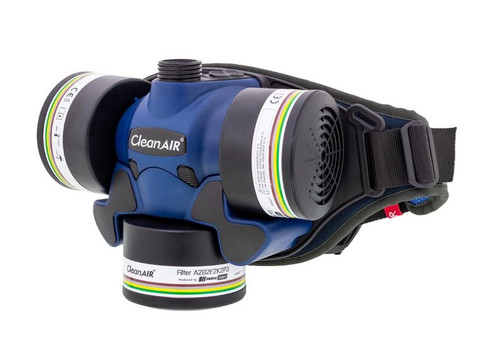 CleanAIR Chemical 3F Plus PAPR Including Comfort Belt, Flow Indicator, Charger