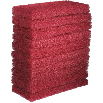 Eager Beaver Red Scourer Pads 23 x 15cm Pack of 10