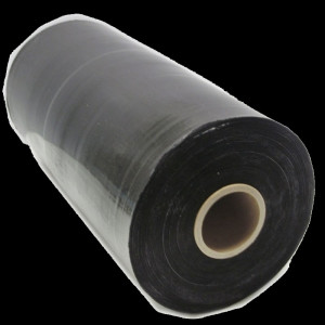 Black Machine Wrap 25um Roll 500mm x 1300m Blown