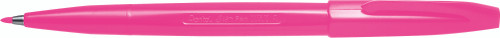 Pentel S520 Sign Pen 0.8mm Fibre Tip Pink Ink, Each