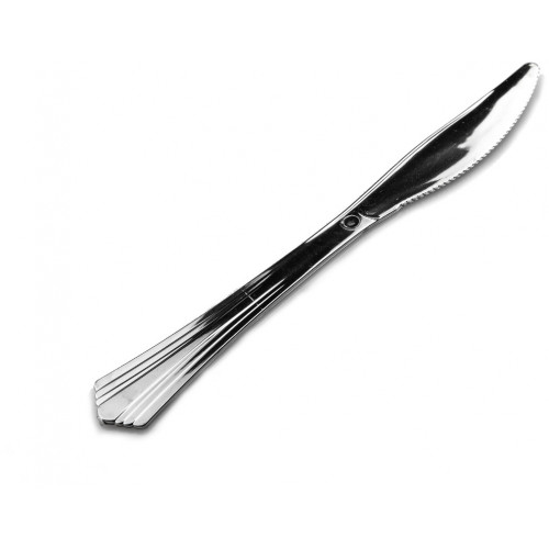 Stainless Steel Replica Heavy Duty Knife Silver Pack of 12