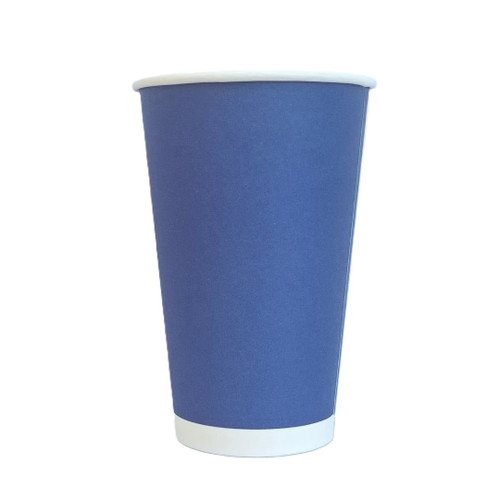 450mL FSC PLA Blue Paper Cup, Pack of 15