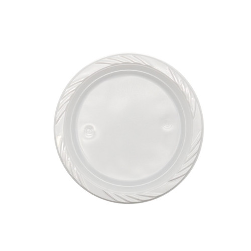 180mm Reusable Snack Plate White, Pack of 25