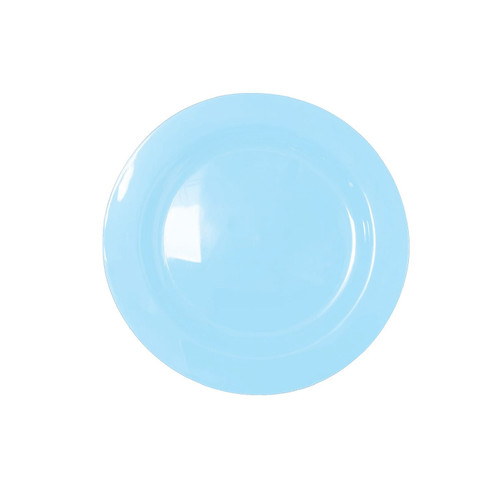 180mm Reusable Snack Plate Pastel Blue, Pack of 10