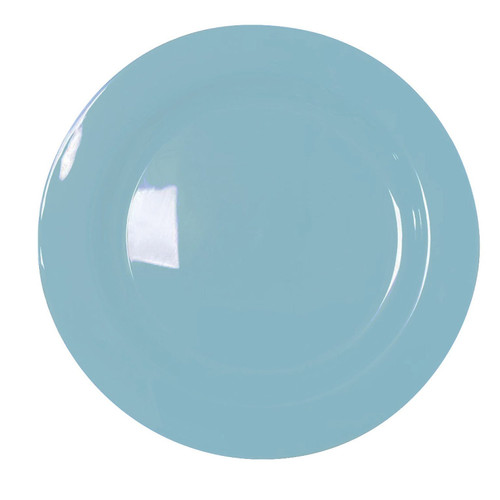 230mm Reusable Dinner Plate Turquoise, Pack of 10