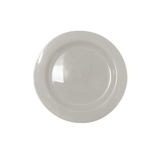 180mm Reusable Snack Plate Cool Grey, Pack of 10