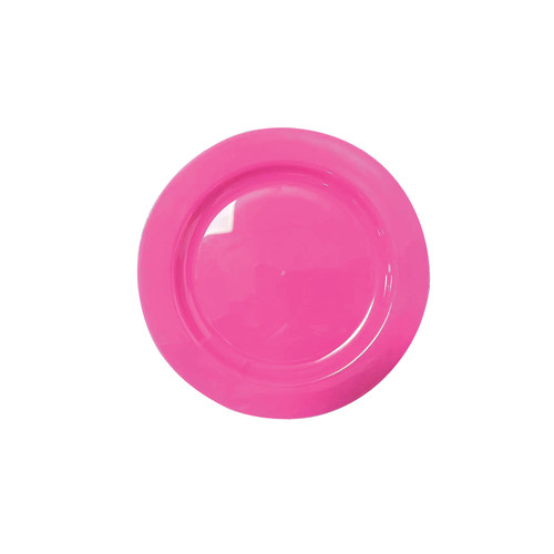 180mm Reusable Snack Plate Pink, Pack of 10