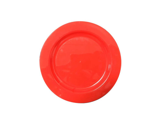 180mm Reusable Snack Plate Red, Pack of 10