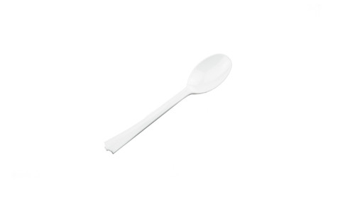 White Heavy Duty Teaspoon, Pack of 40